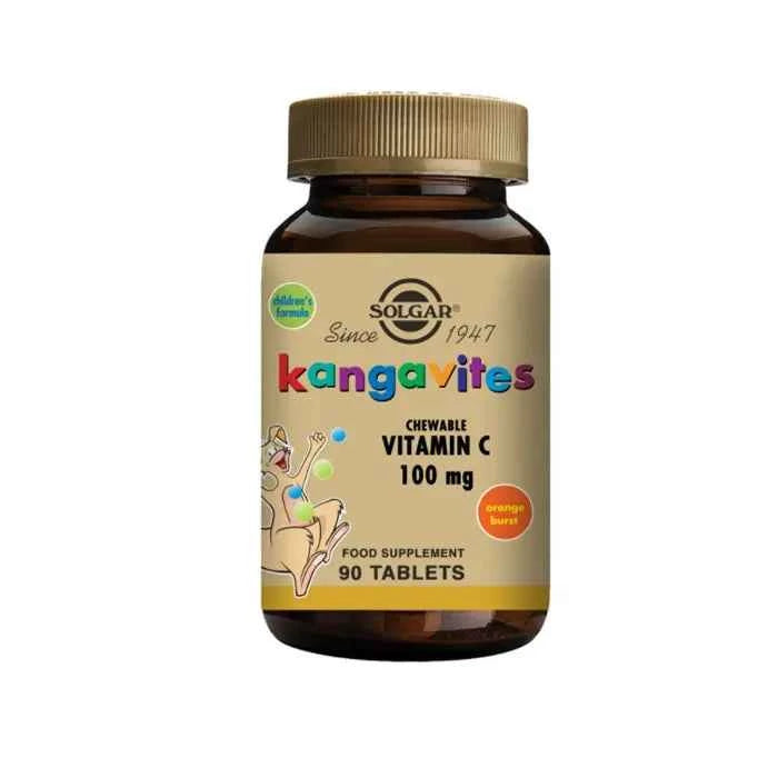 Solgar Kangavites Vitamin C 100mg 90 tablets Chewable