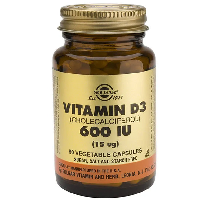 Solgar Vitamin D3 600UI 15cmg, 60 capsules