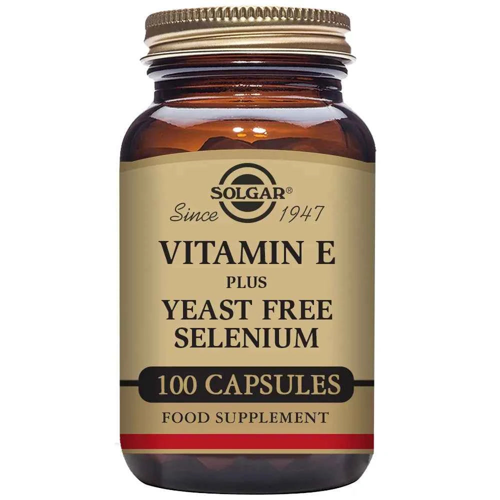 Solgar Vitamin E With Selenium, 100 capsules