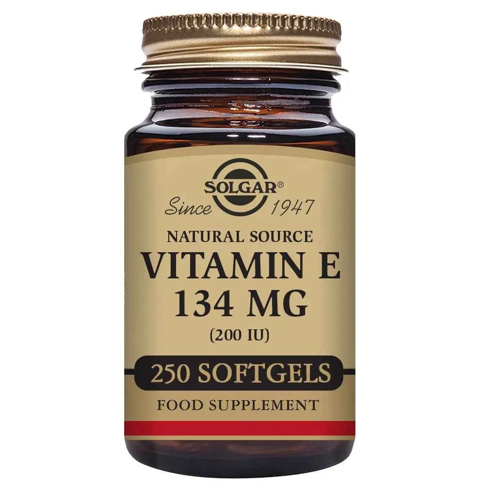 Solgar Vitamin E 134mg 200 IU 250 Soft – gels