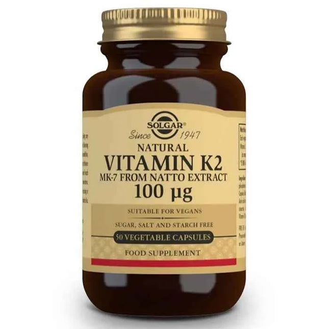 Solgar Vitamin K2 100 µg, 50 capsules