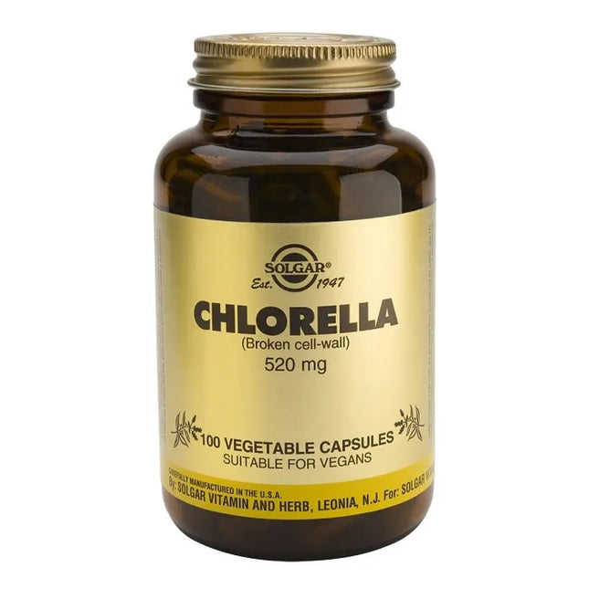 Solgar Chlorella 520mg, 100 capsules