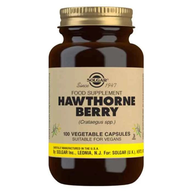 Solgar Hawthorn, 100 capsules