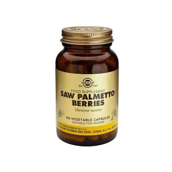 Solgar Saw Palmetto Berrries, 100 capsules
