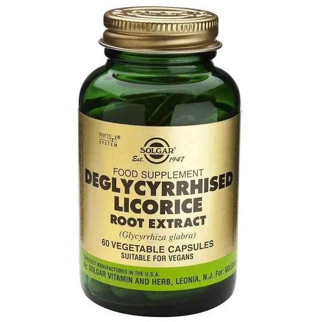 Solgar Spf Licorice Deglycyrrhizinated Unisex, 60 capsules