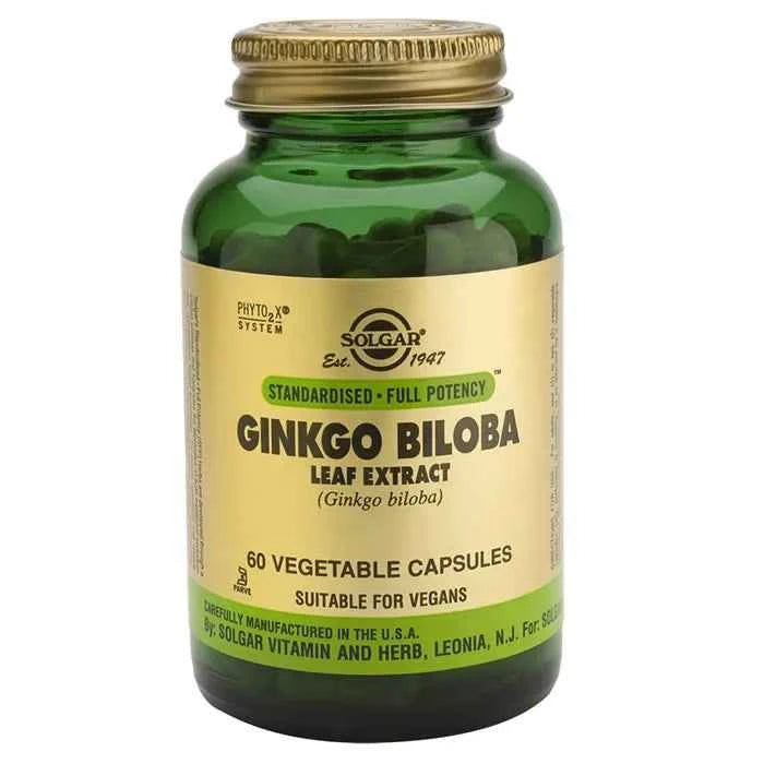 Solgar Ginkgo Biloba, 60 capsules
