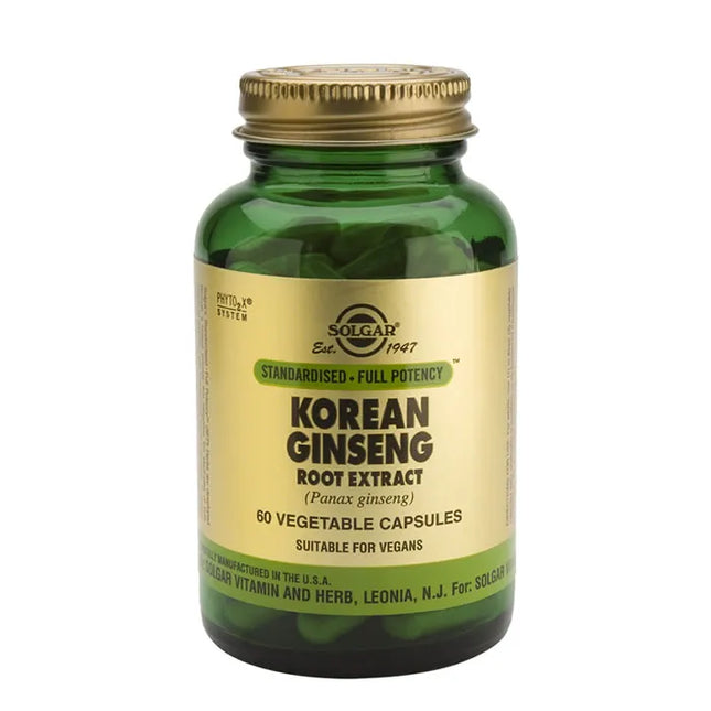 Solgar Spf Korean Ginseng Root Unisex, 60 capsules