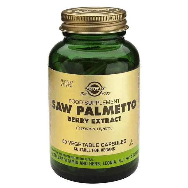 Solgar Spf Saw Palmetto Berrries Unisex, 60 capsules