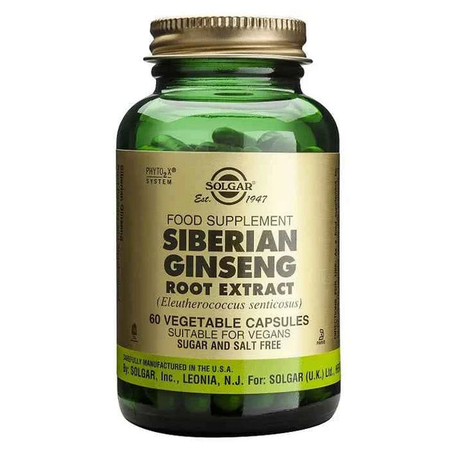 Solgar Spf Siberian Ginseng Root Unisex, 60 capsules
