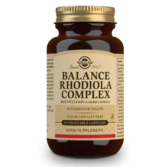 Solgar Balance Rhodiola Complex, 60 capsules
