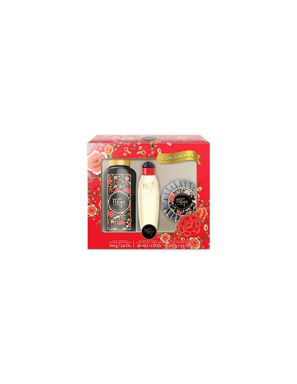 MAJA Eau de Toilette for Women – Spray 50 ml Talco 100 g Jabon 100grsets