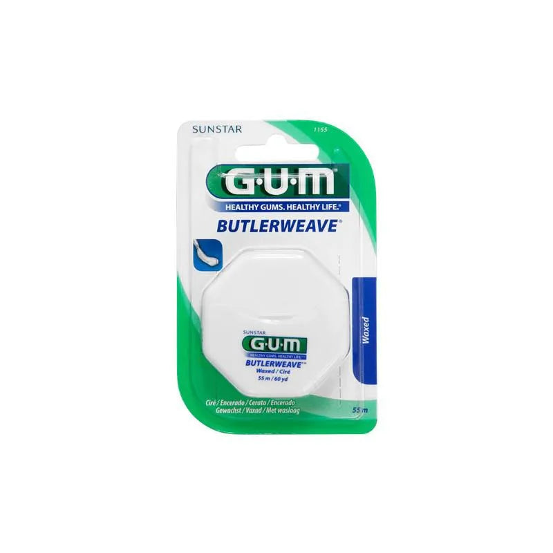 GUM Bluterweave Seda Dental Encerado 55m