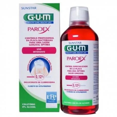 GUM Paroex Colutorio Tratamiento Anti Placa 300 ml Gum