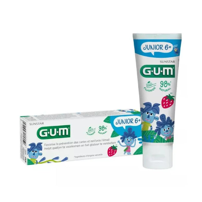 GUM Junior Strawberry Toothpaste, 50 ml
