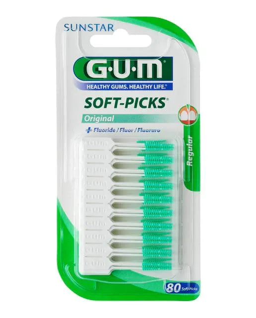 Sunstar Gum Soft-Picks Original With Regular Fluoride, 80 Units