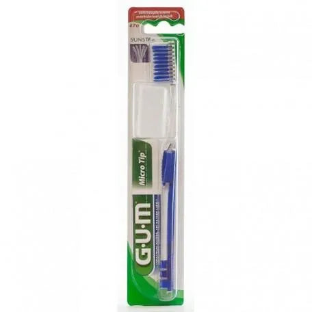 GUM Micro Tip Cepillo Dental Suave Tamaño Mediano Gum