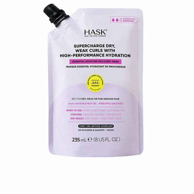 HASK Texture Mascarilla Capilar Ligera Hidratante Unisex, 235 ml