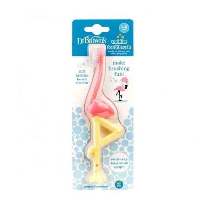 DR. Brown's Toothbrush 1-4 Years Flamingo