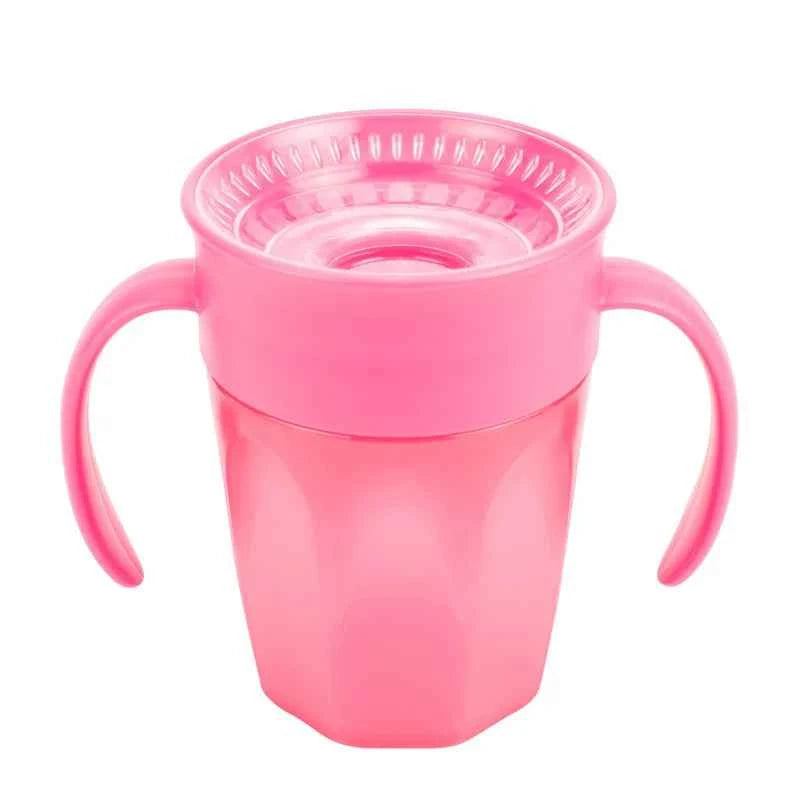 DR. Brown's 360 Tumbler Without Spout Pink With Handles Unisex, 200 ml