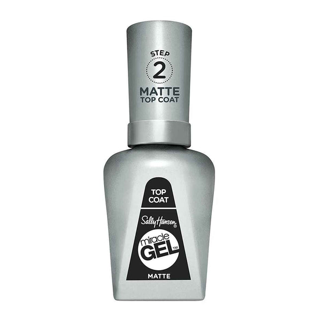 Sally Hansen Miracle – Gel Top Coat Matte Unisex, 14,7 ml