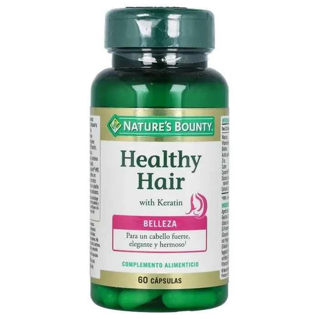 Nature's Bounty Healthy Hair Keratin Unisex, 60 capsules