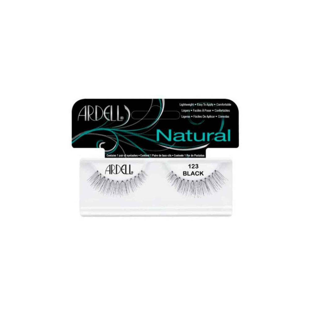 Ardell Natural Pestañas 123-Black 1 U Unisex