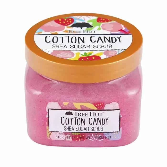 TREE HUT Cotton Candy Shea Sugar Scrub Unisex, 510 g