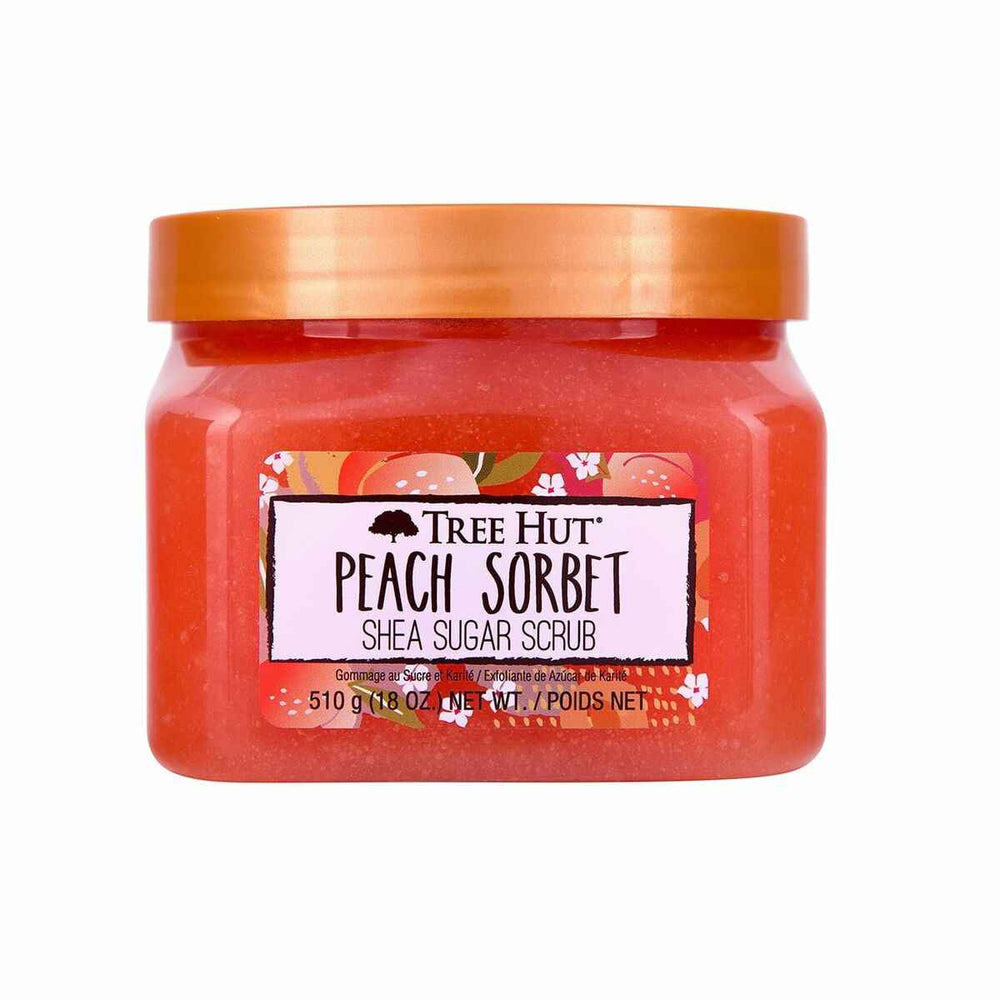 TREE HUT Exfoliante De Azúcar Sorbete De Melocotón Unisex, 510 g