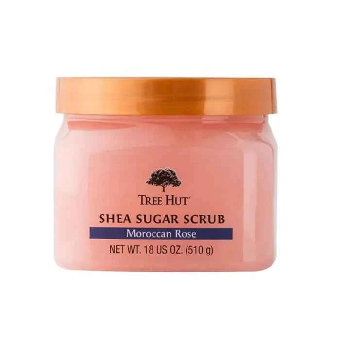TREE HUT Shea Sugar Scrub Moroccan Rose Unisex, 510 g