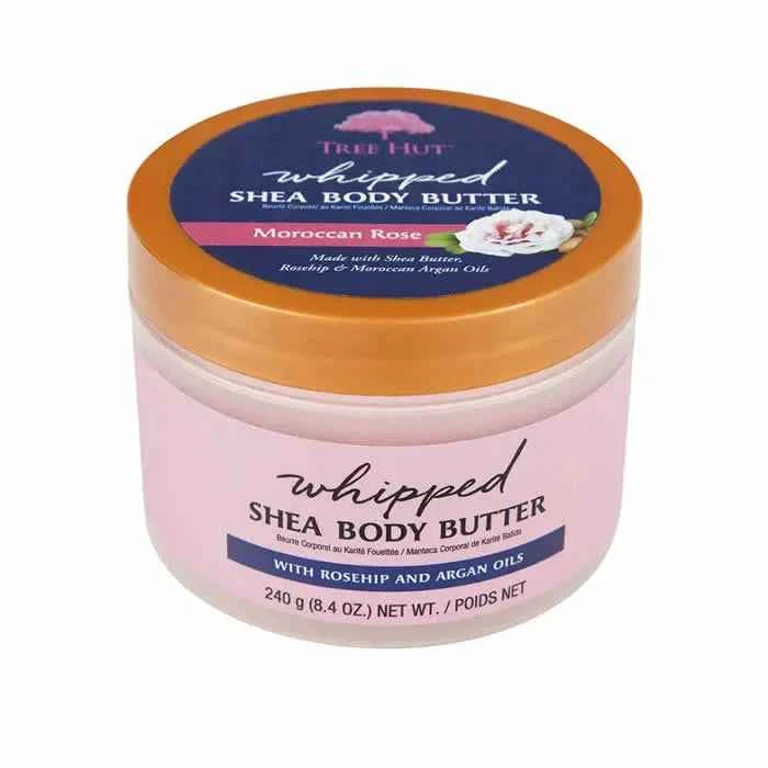 TREE HUT Moroccan Rose Whipped Shea Body Butter Unisex, 240 g