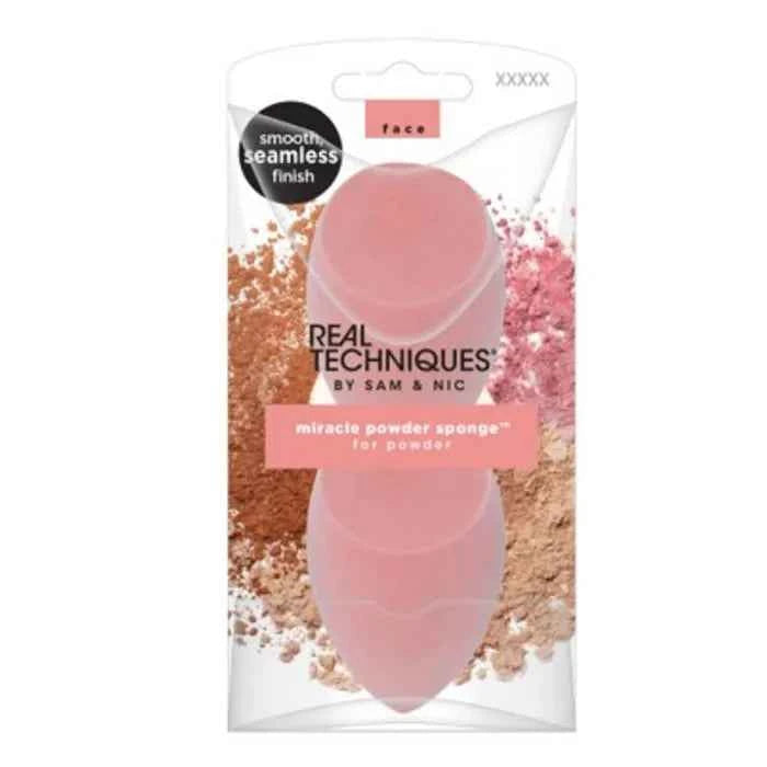 REAL Techniques Miracle Powder Sponge, Set 2 Pieces