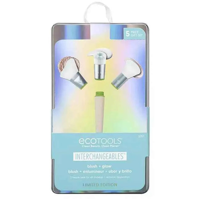 Ecotools Interchangables Blush Glow Unisex, Set 5 Pieces