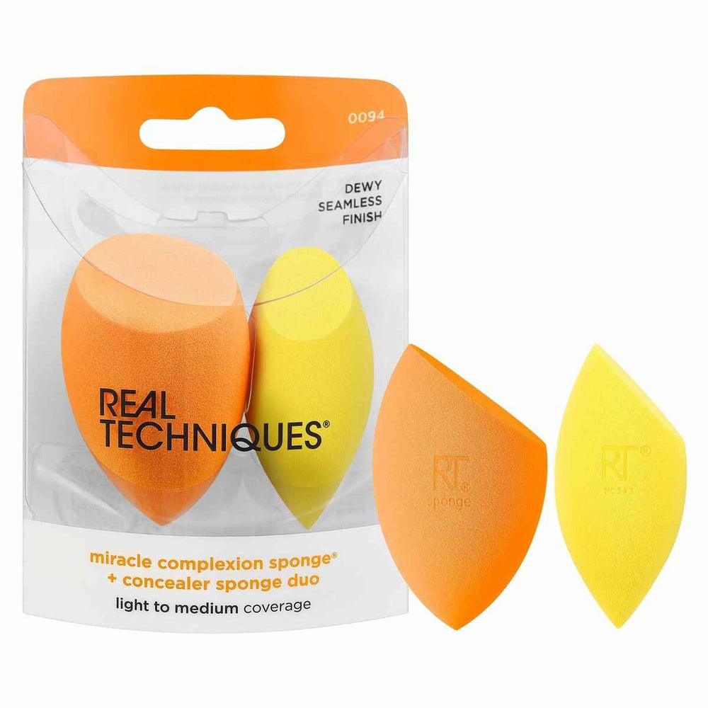 REAL Techniques Miracle Complexion Sponge Concealer Duo 2 U Unisex
