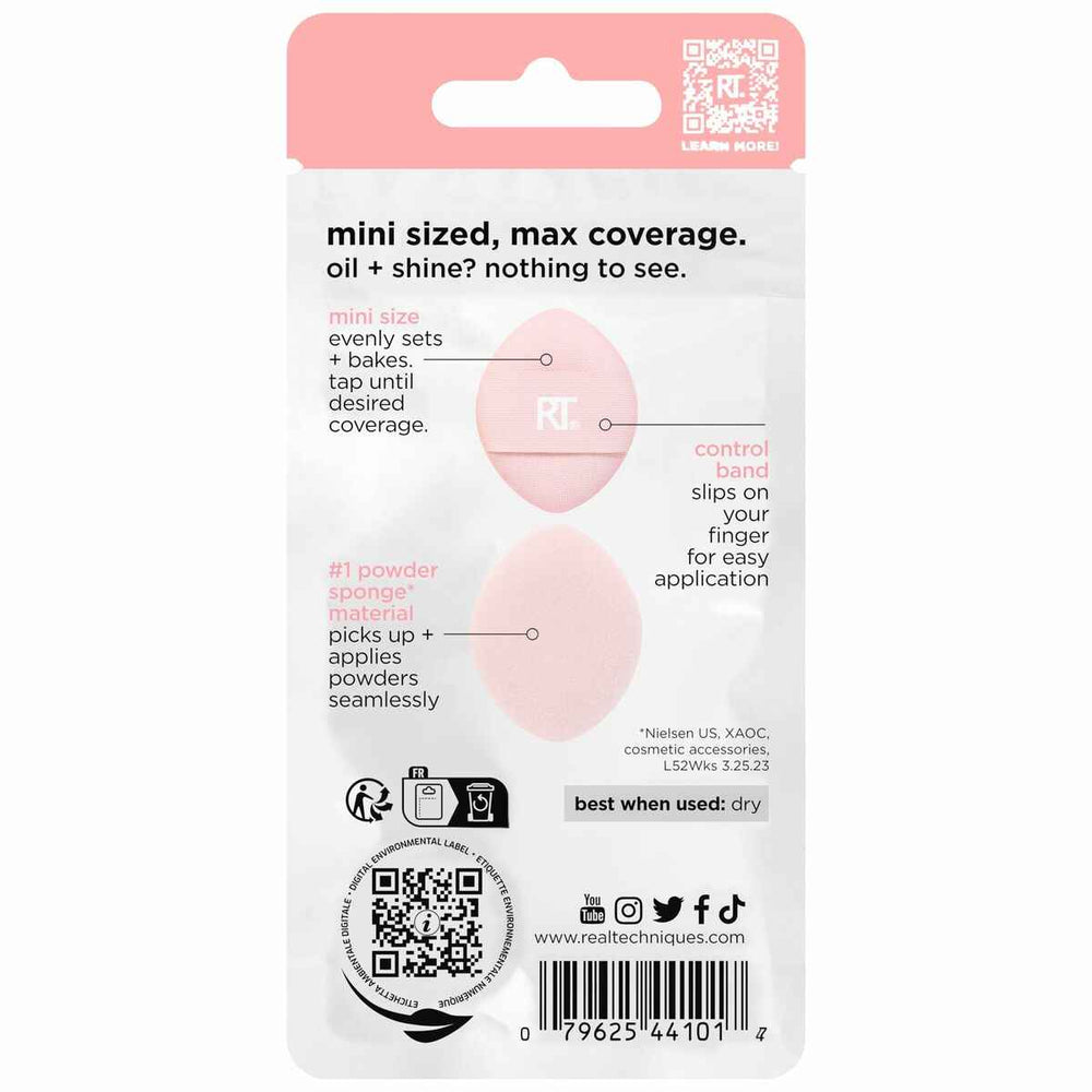 REAL Techniques Mini Miracle Powder Puff Trio 3 U
