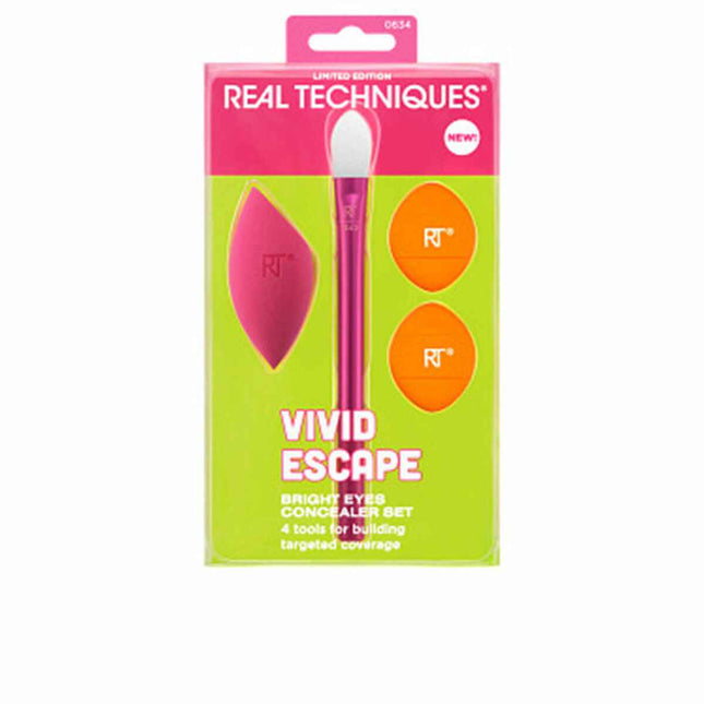 REAL Techniques Vivid Escape Bright Eyes Concealer Estuche 4 Piezas Unisex