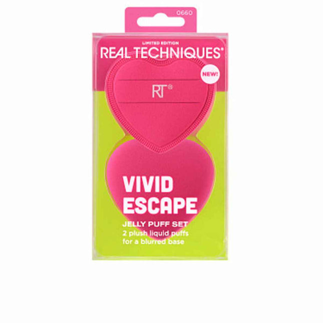 REAL Techniques Vivid Escape Jelly Puff Estuche 2 Piezas