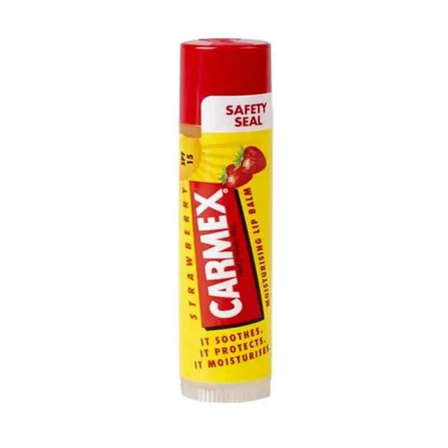 Carmex Strawberry Moisturising Lip Balm Spf15 Unisex