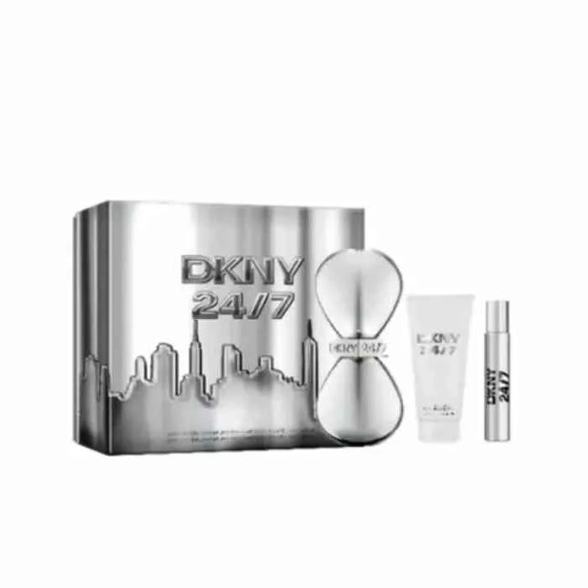 Donna Karan DKNY 24/7 – Eau de Parfum for Women Spray 100 ml, Set 3 Pieces