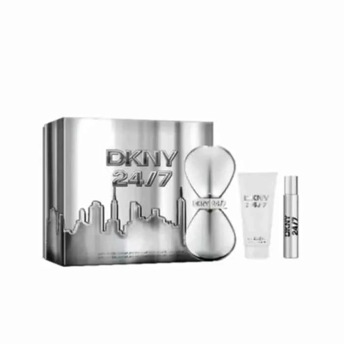 Donna Karan DKNY 24/7 – Eau de Parfum for Women Spray 100 ml, Set 3 Pieces