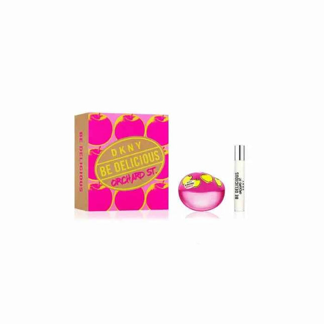 Donna Karan Dkny Be Delicious Orchad St. – Eau de Parfum for Women Spray 100 ml, Set 2 Pieces