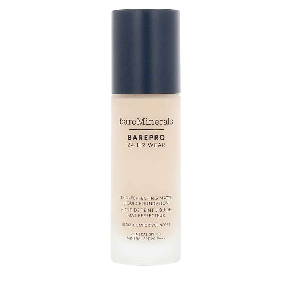 Bareminerals Barepro 24hr Wear Fondo De Maquillaje Líquido Mate Spf20 Fair 10 Warm Unisex, 30 ml