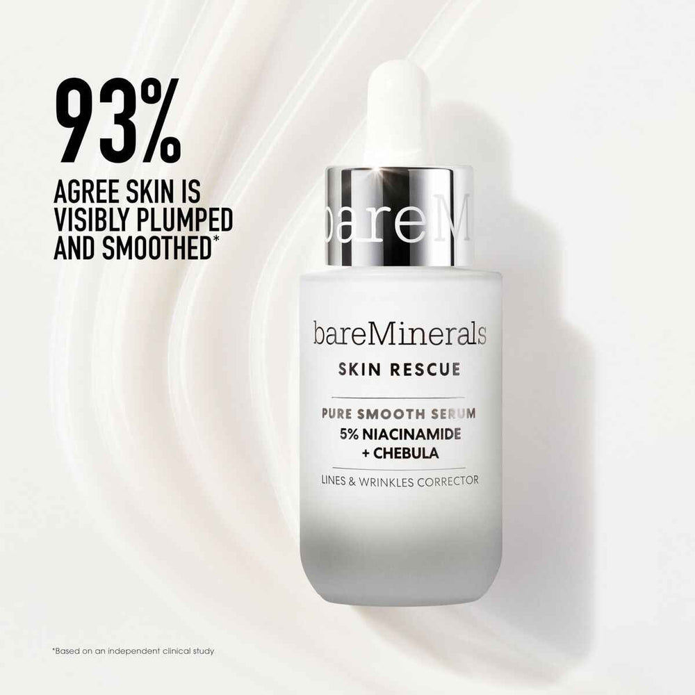 Bareminerals Skin Rescue Pure Smooth – Serum Sérum Corrector De Líneas y Arrugas Unisex, 30 ml