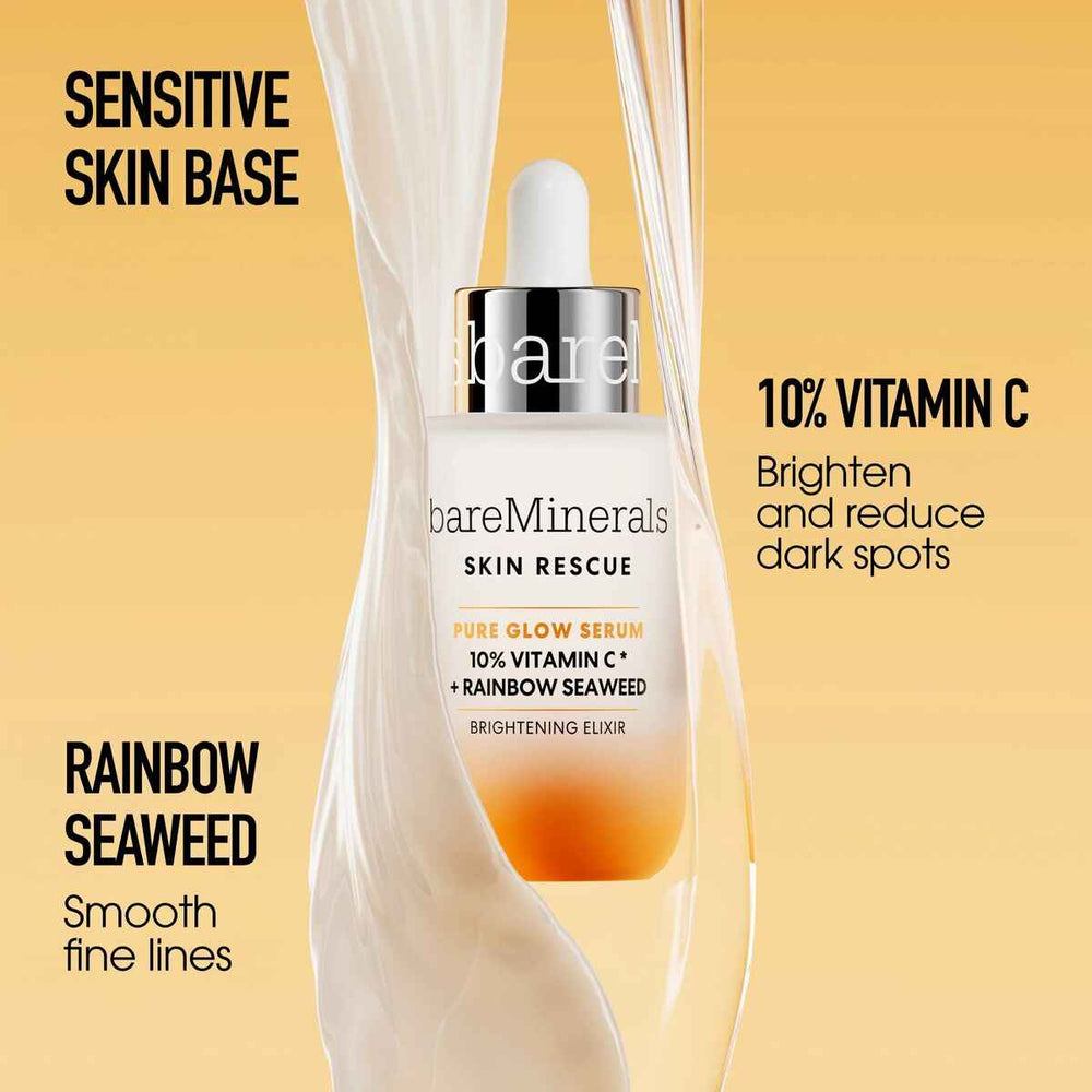 Bareminerals Skin Rescue Pure Glow – Serum Sérum Iluminador Unisex, 30 ml