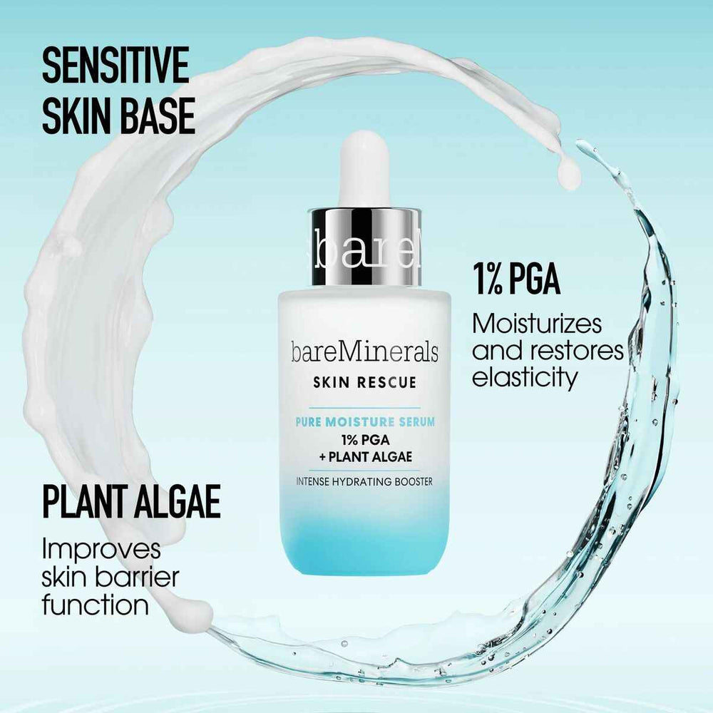 Bareminerals Skin Rescue Pure Moisture – Serum Sérum Hidratante Unisex, 30 ml