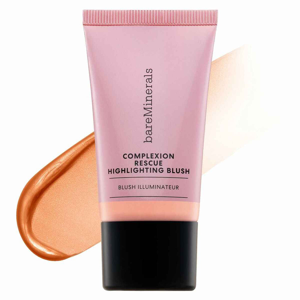 Bareminerals Complexion Rescue Highlighting Blush Colorete Iluminador En – Gel-Crema Peach Glow Unisex, 15 ml
