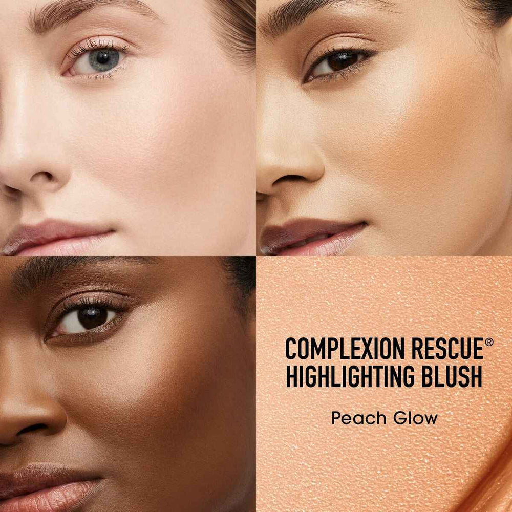 Bareminerals Complexion Rescue Highlighting Blush Colorete Iluminador En – Gel-Crema Peach Glow Unisex, 15 ml