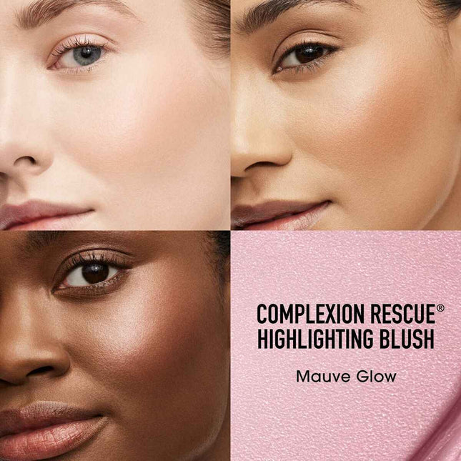 Bareminerals Complexion Rescue Highlighting Blush Colorete Iluminador En – Gel-Crema Mauve Glow Unisex, 15 ml