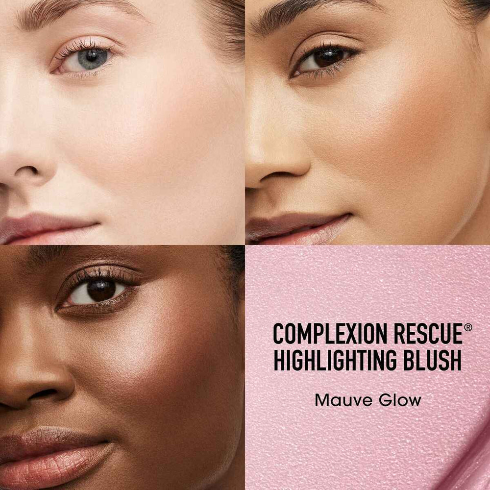 Bareminerals Complexion Rescue Highlighting Blush Colorete Iluminador En – Gel-Crema Mauve Glow Unisex, 15 ml