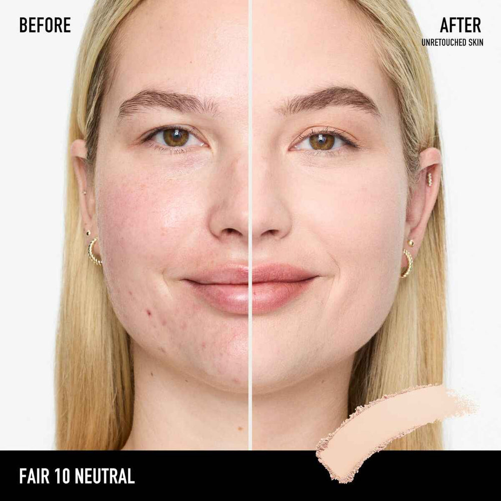 Bareminerals Barepro 24hr Base De Maquillaje En Polvo Perfeccionadora De La Piel 10-Fair Neutral, 8 g