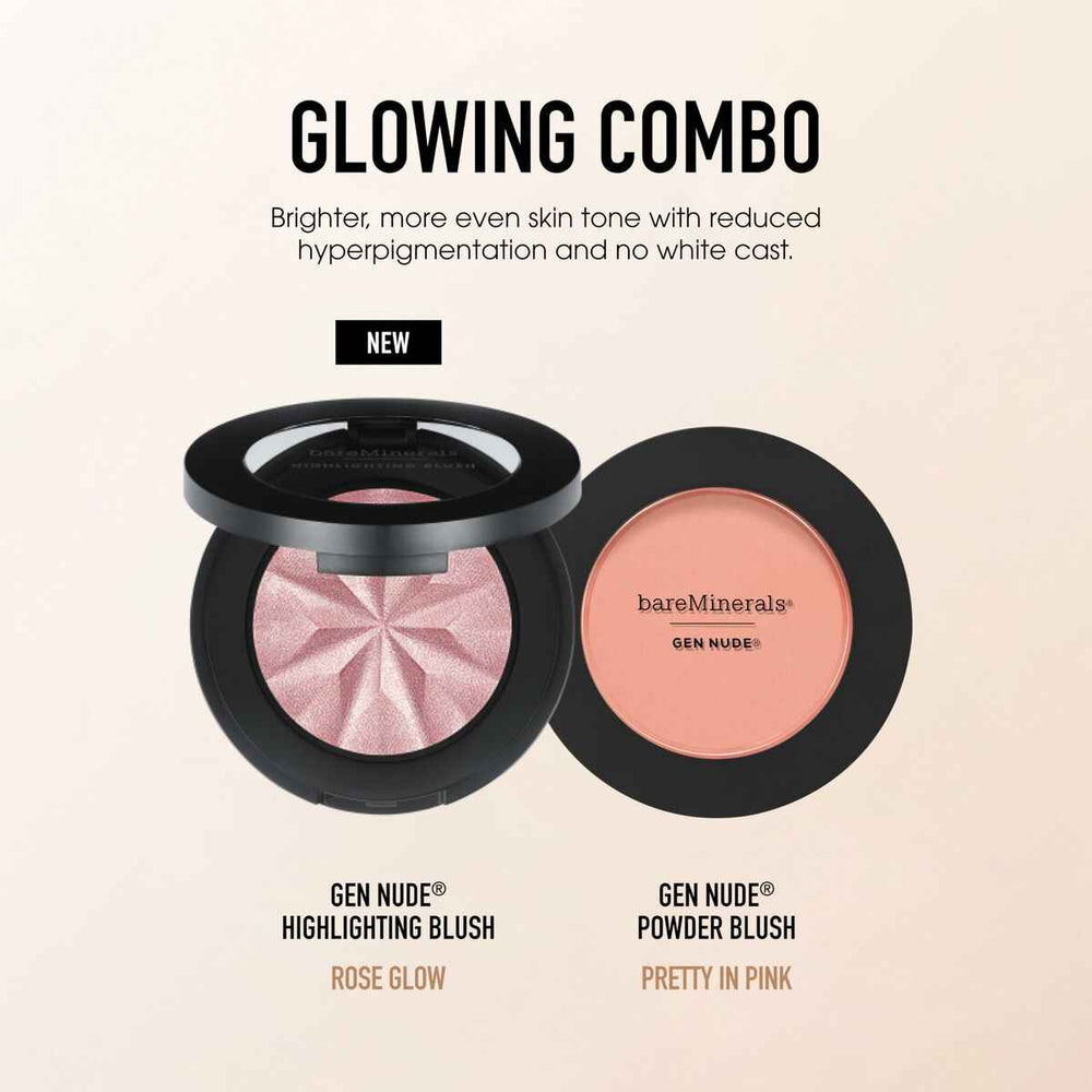 Bareminerals Gen Nude Powder Blush Pretty In Pink Unisex, 6 g